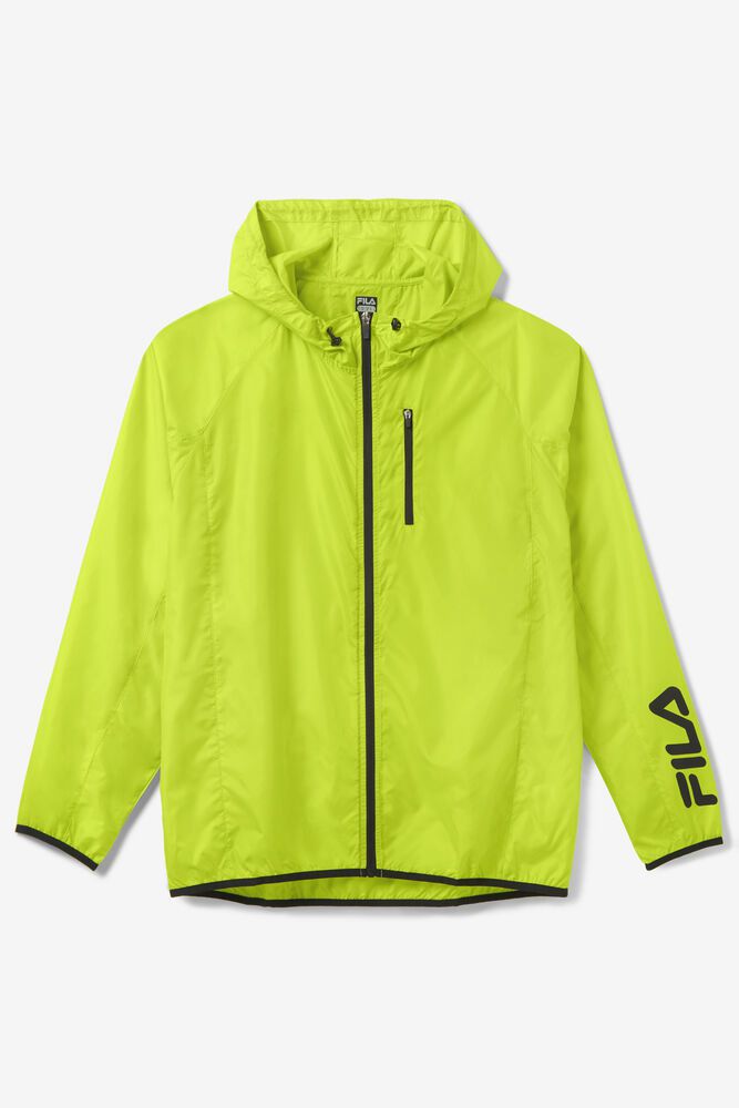 Fila Jacket Trail Run Windbreaker Mens Light Green - India TQW-193746